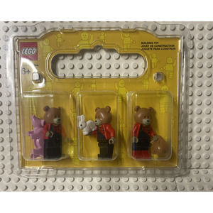 lego bear set of 3 mini figurines